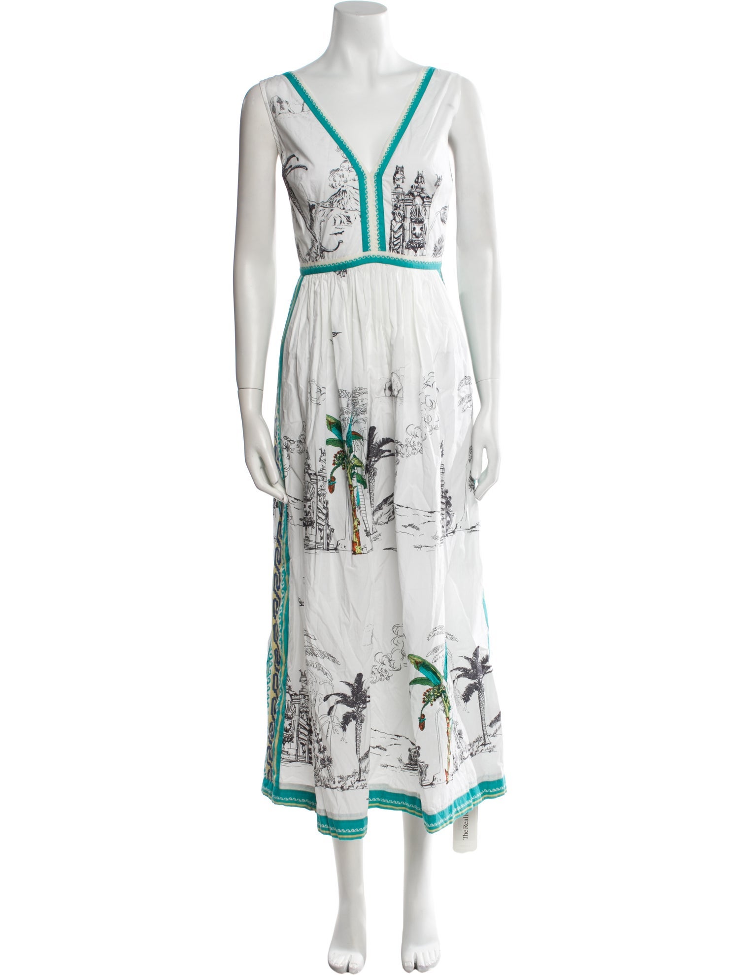 Le Sirenuse Positano Printed Long Dress