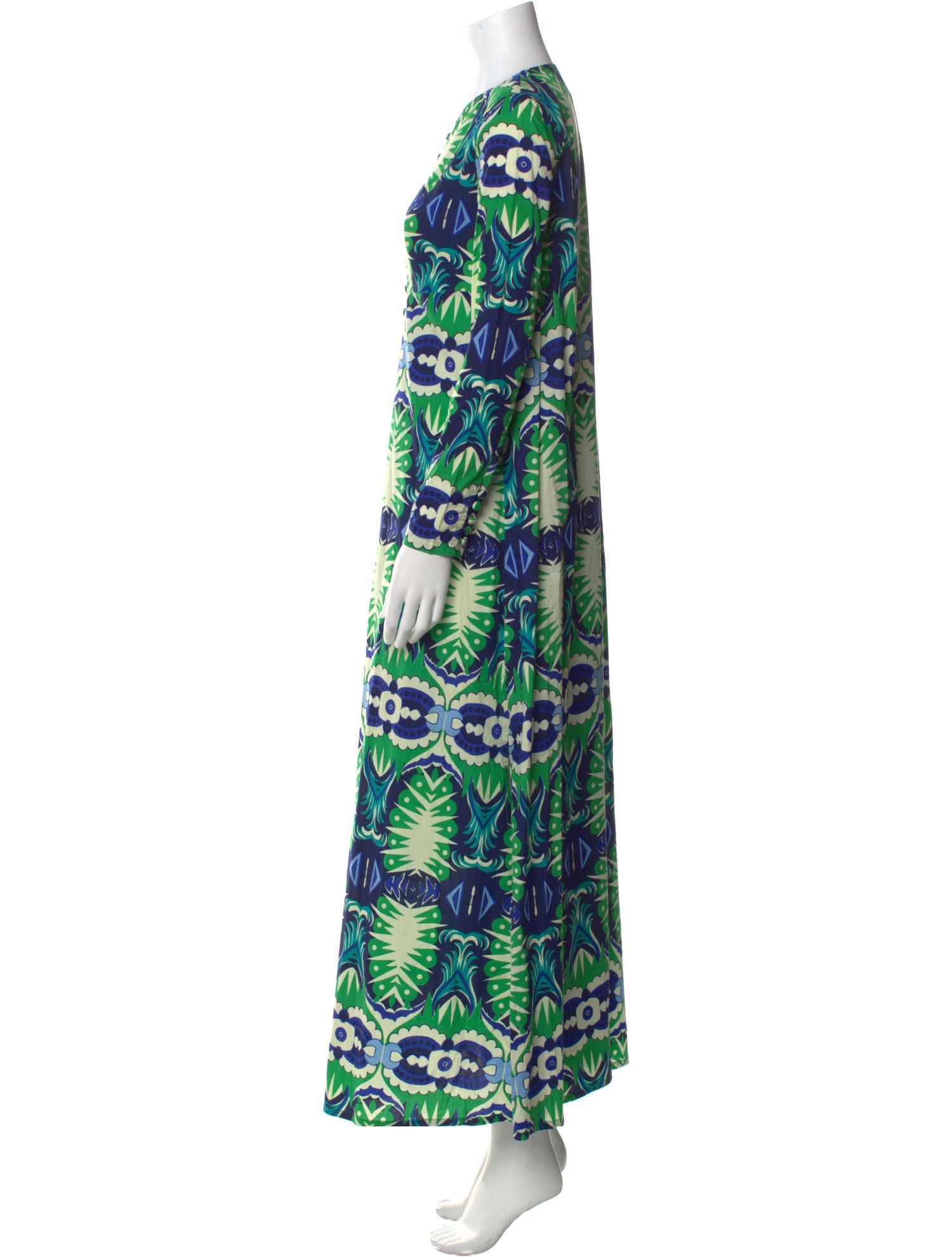 Le Sirenuse Positano Printed Long Dress