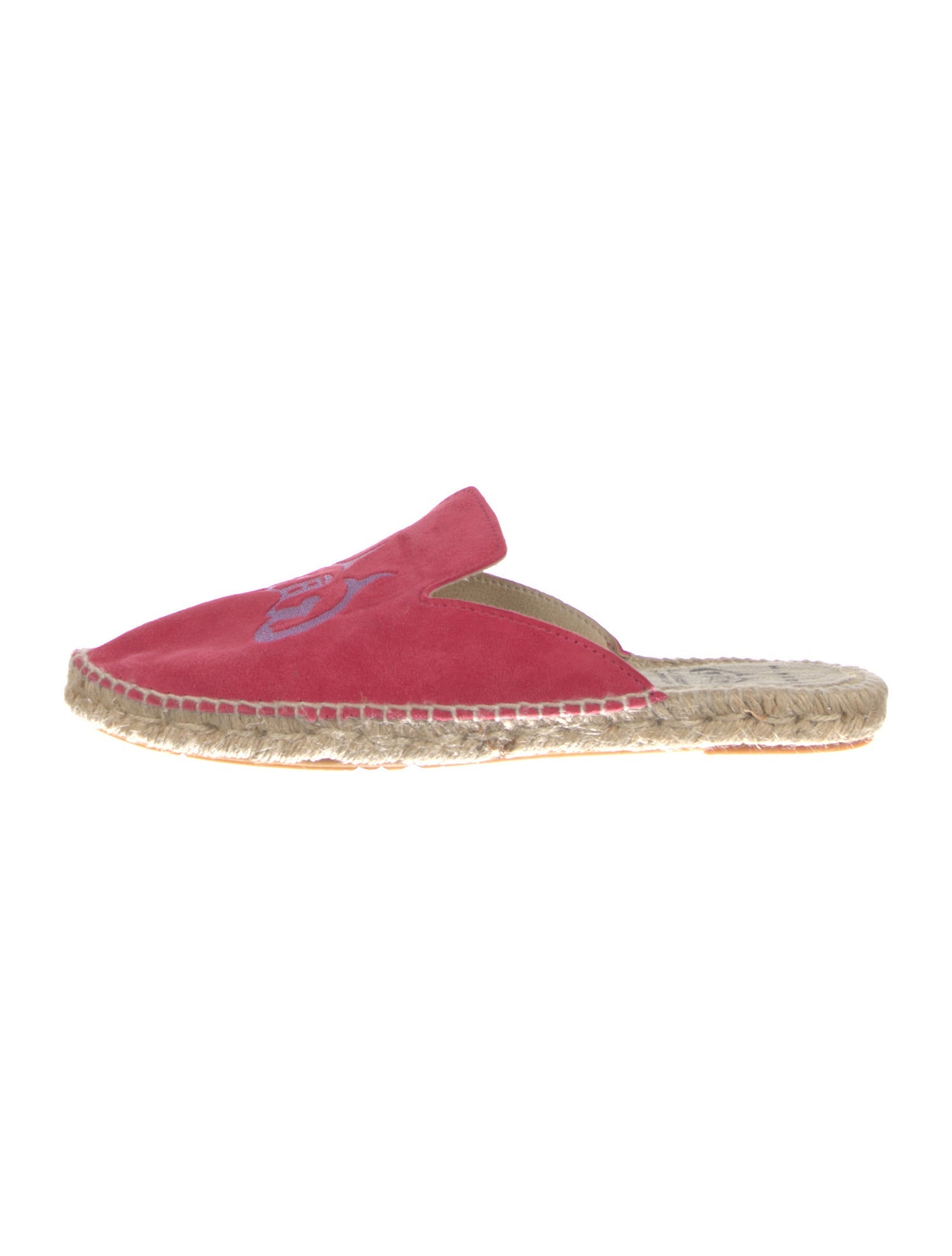 Le Sirenuse Positano Suede Embroidered Accent Espadrilles