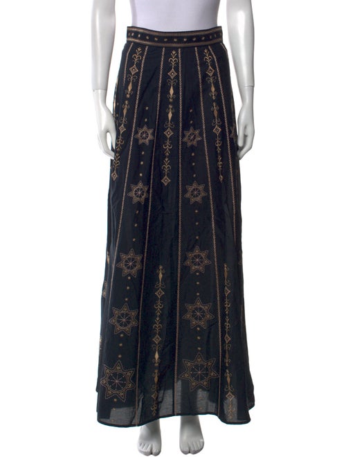 Le Sirenuse Positano Printed Long Skirt
