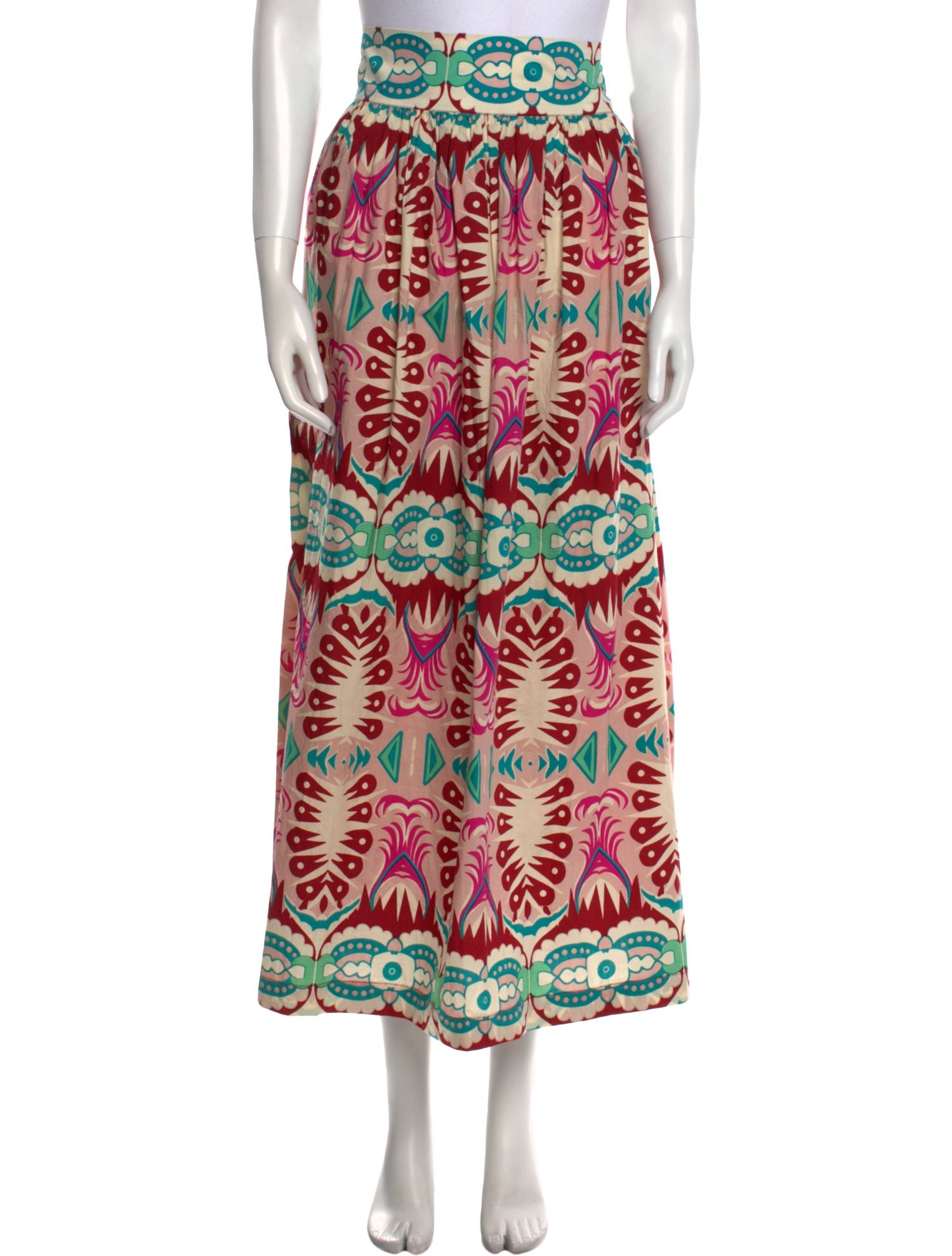 Le Sirenuse Positano Printed Midi Length Skirt w/ Tags