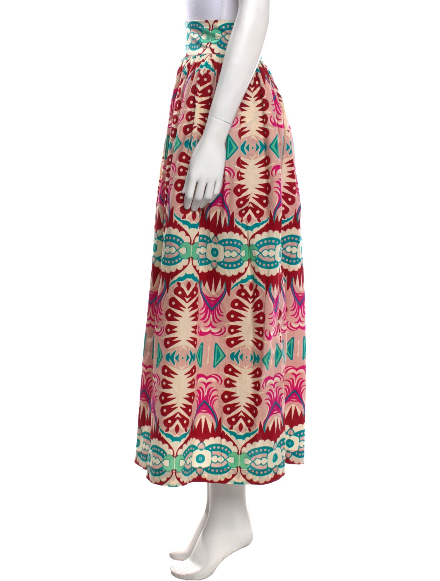 Le Sirenuse Positano Printed Midi Length Skirt w/ Tags