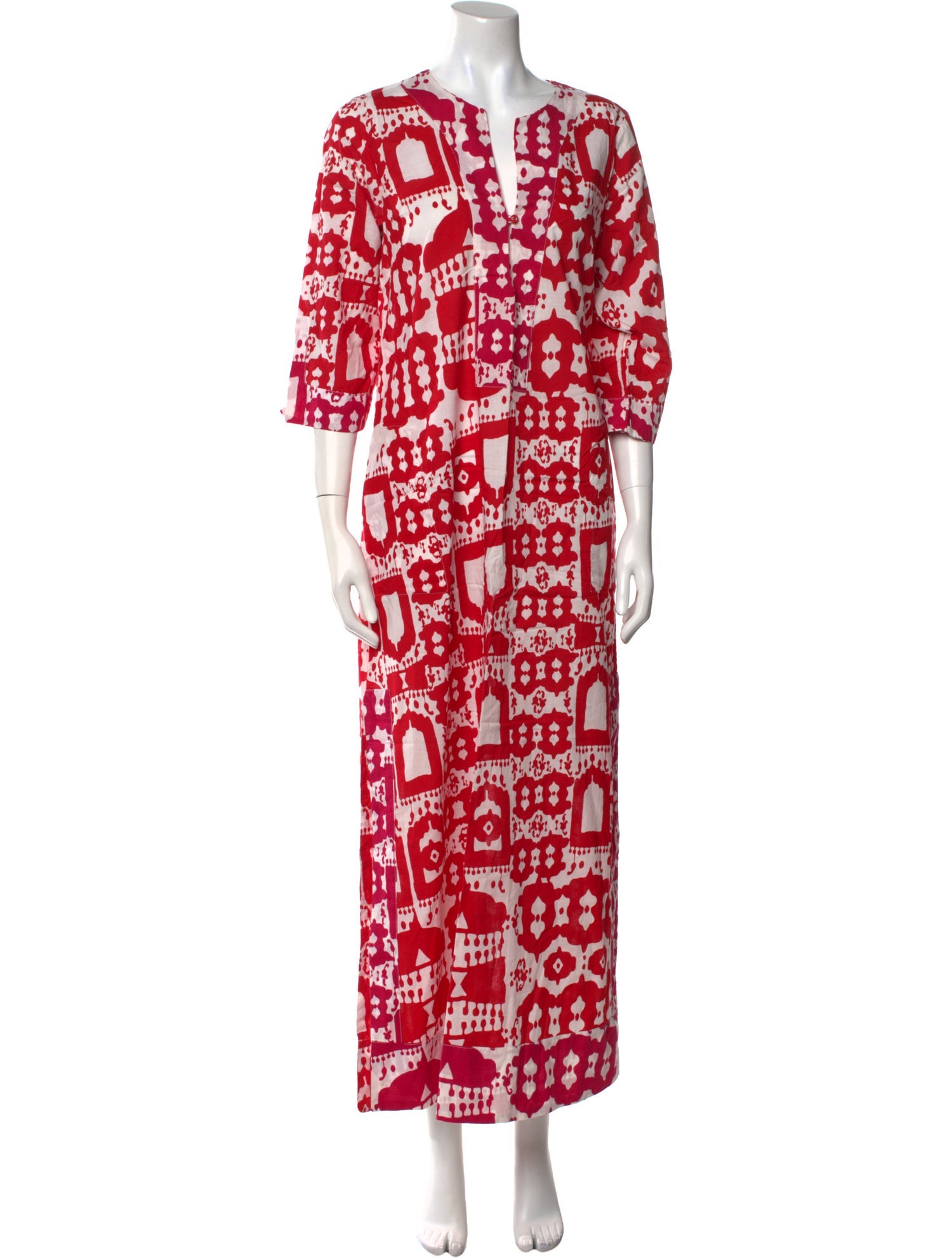 Le Sirenuse Positano Printed Long Dress