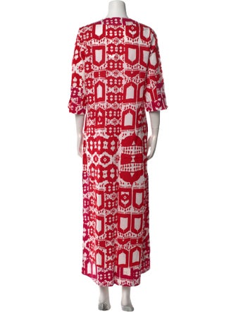 Le Sirenuse Positano Printed Long Dress
