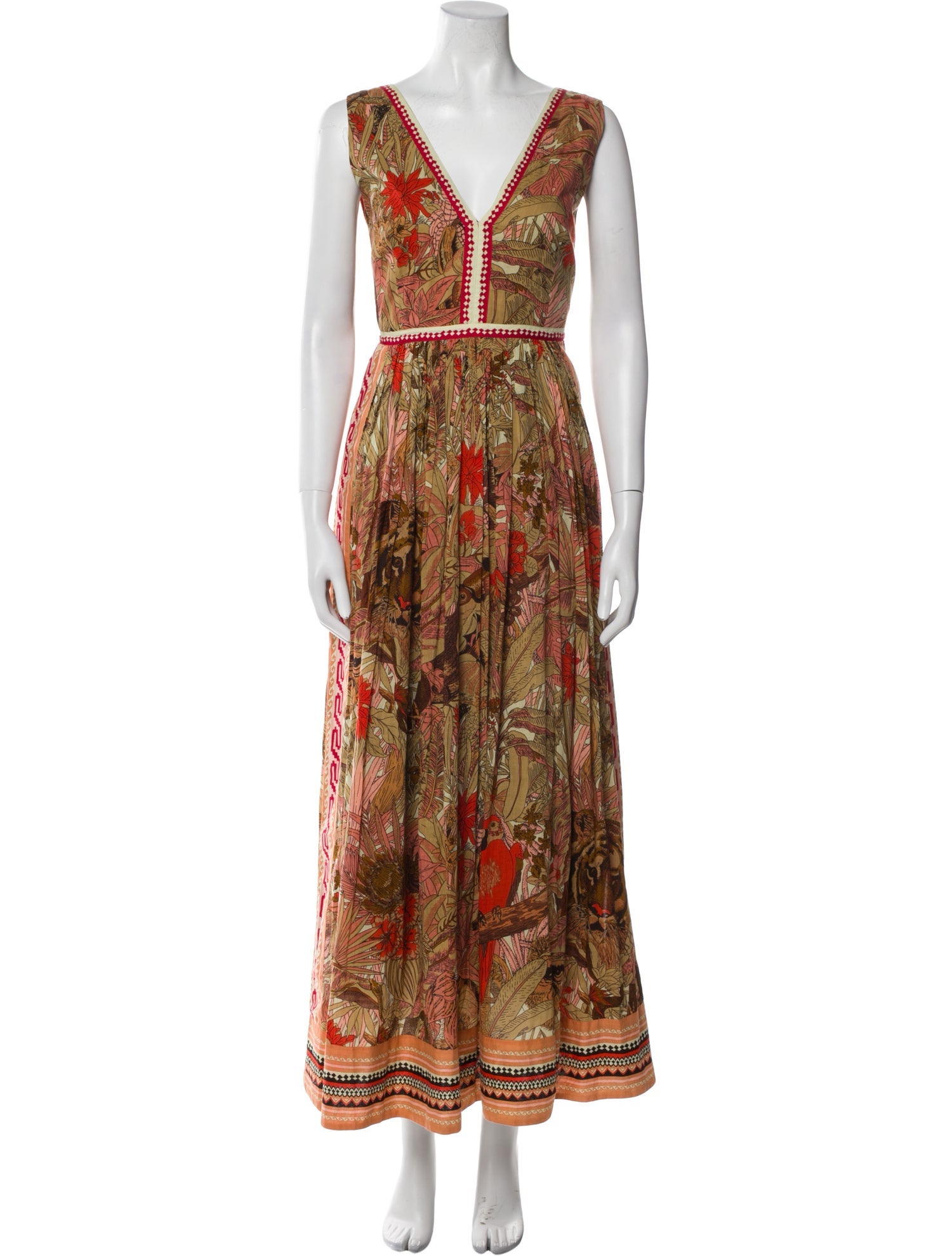 Le Sirenuse Positano Printed Long Dress