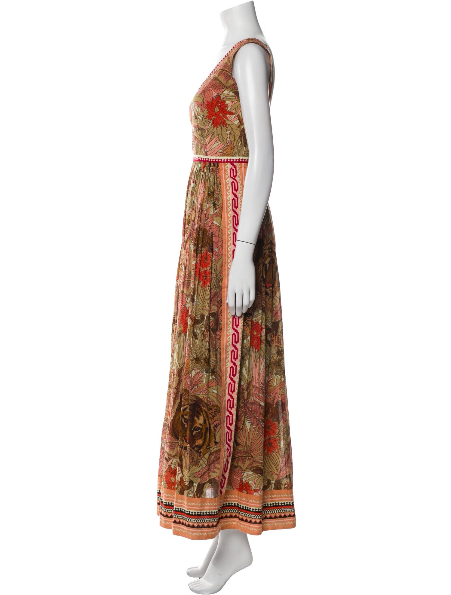 Le Sirenuse Positano Printed Long Dress