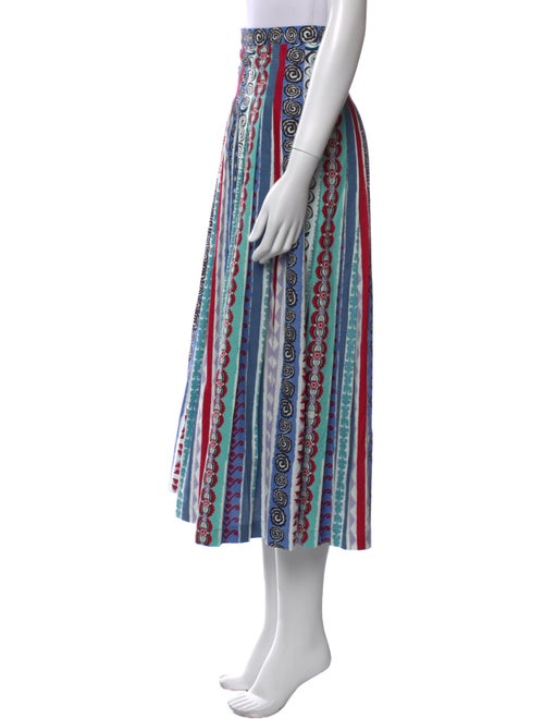 Le Sirenuse Positano Printed Midi Length Skirt