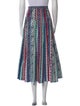 Le Sirenuse Positano Printed Midi Length Skirt