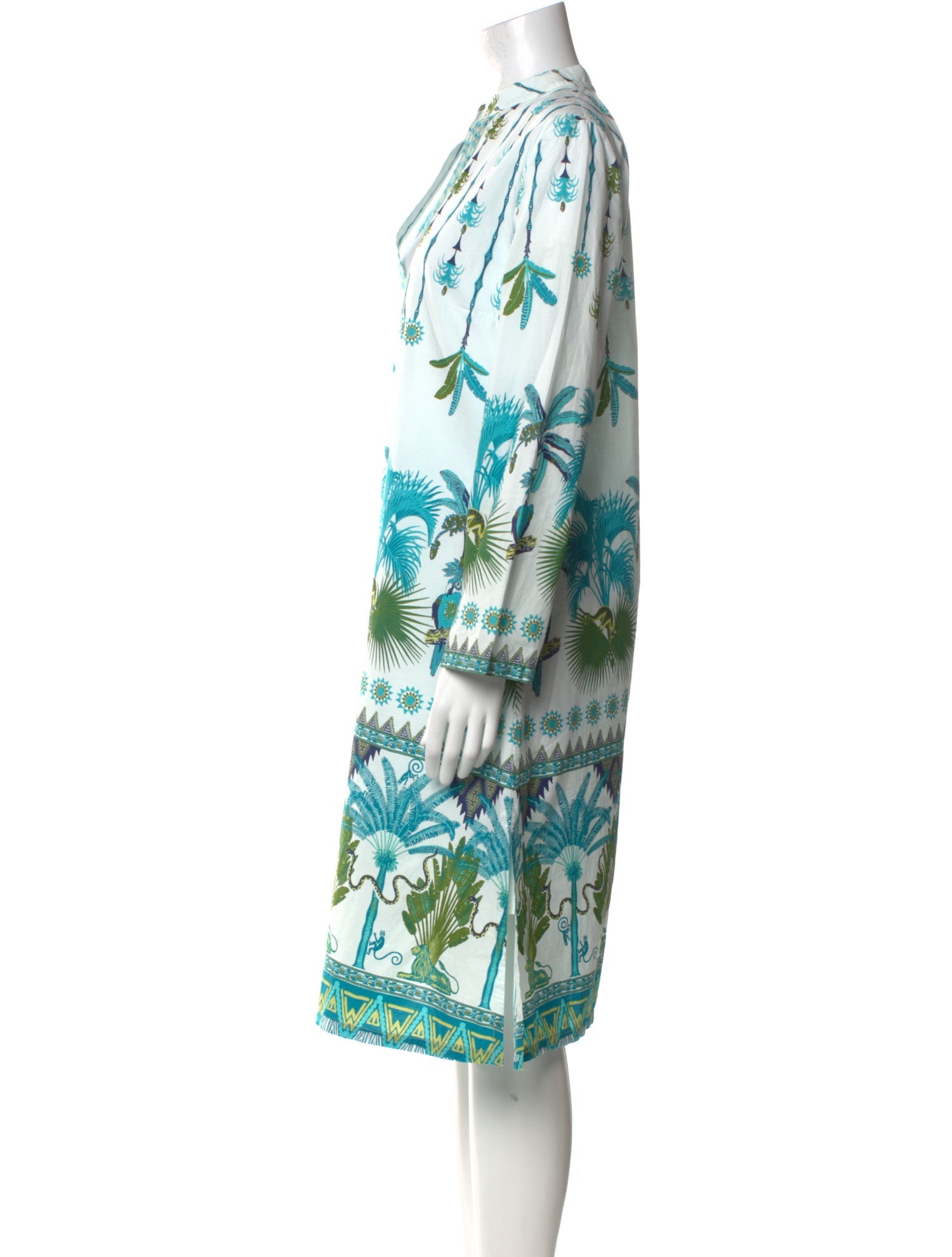 Le Sirenuse Positano Printed Knee-Length Dress