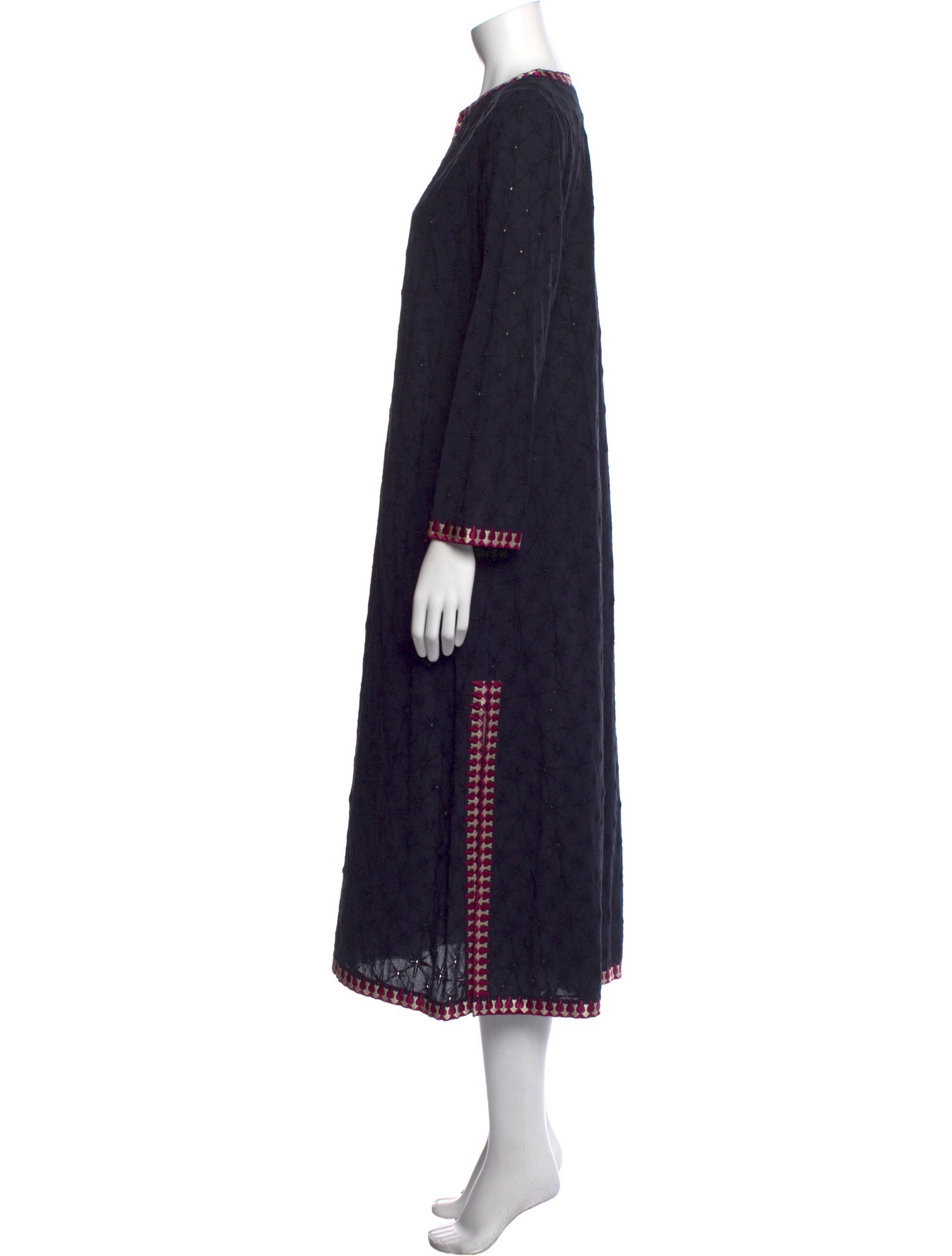 Le Sirenuse Positano V-Neck Midi Length Dress