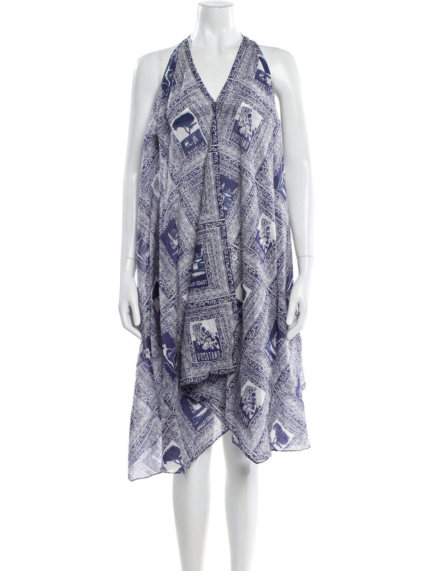 Le Sirenuse Positano Printed Cover-Up w/ Tags