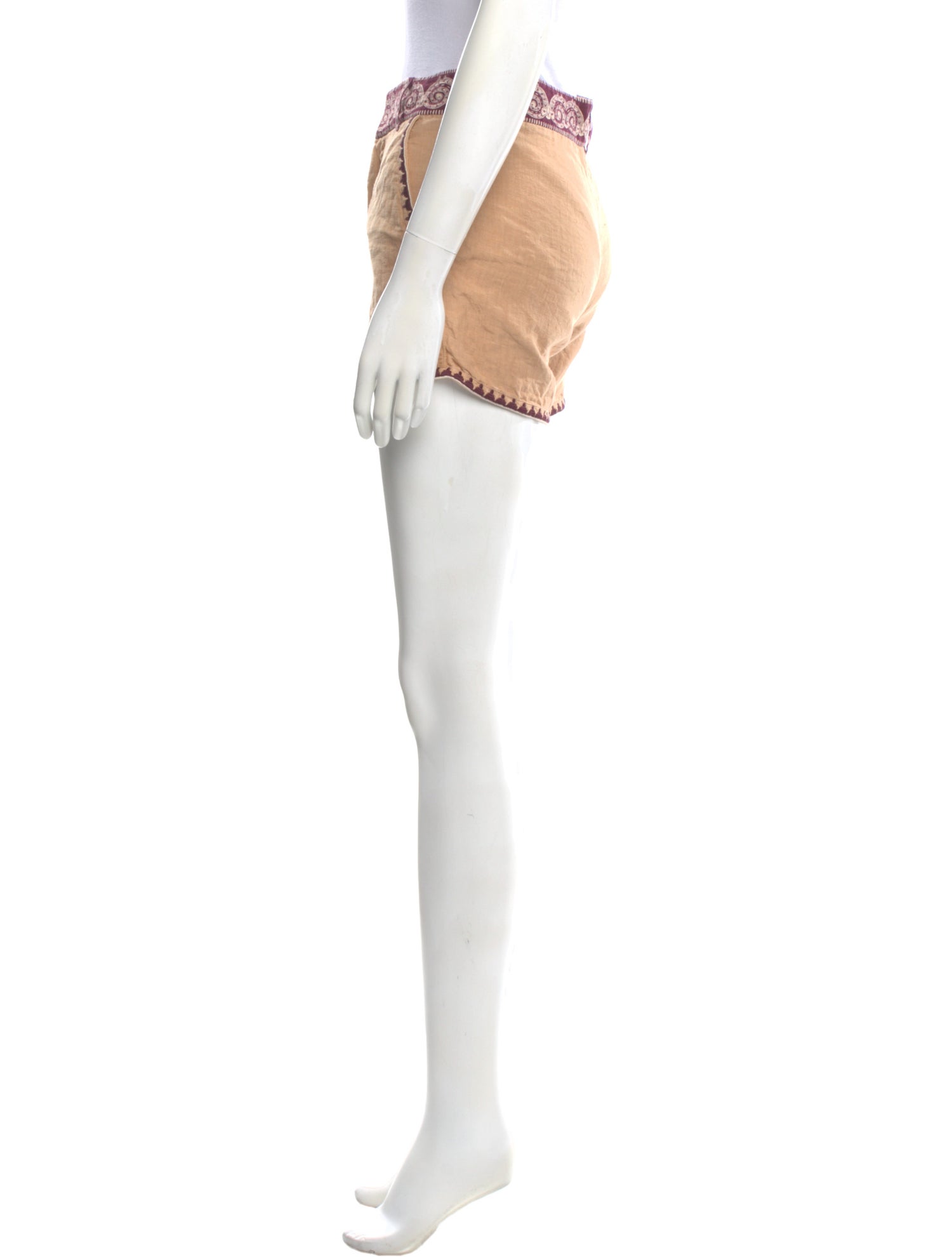 Le Sirenuse Positano Linen Mini Shorts
