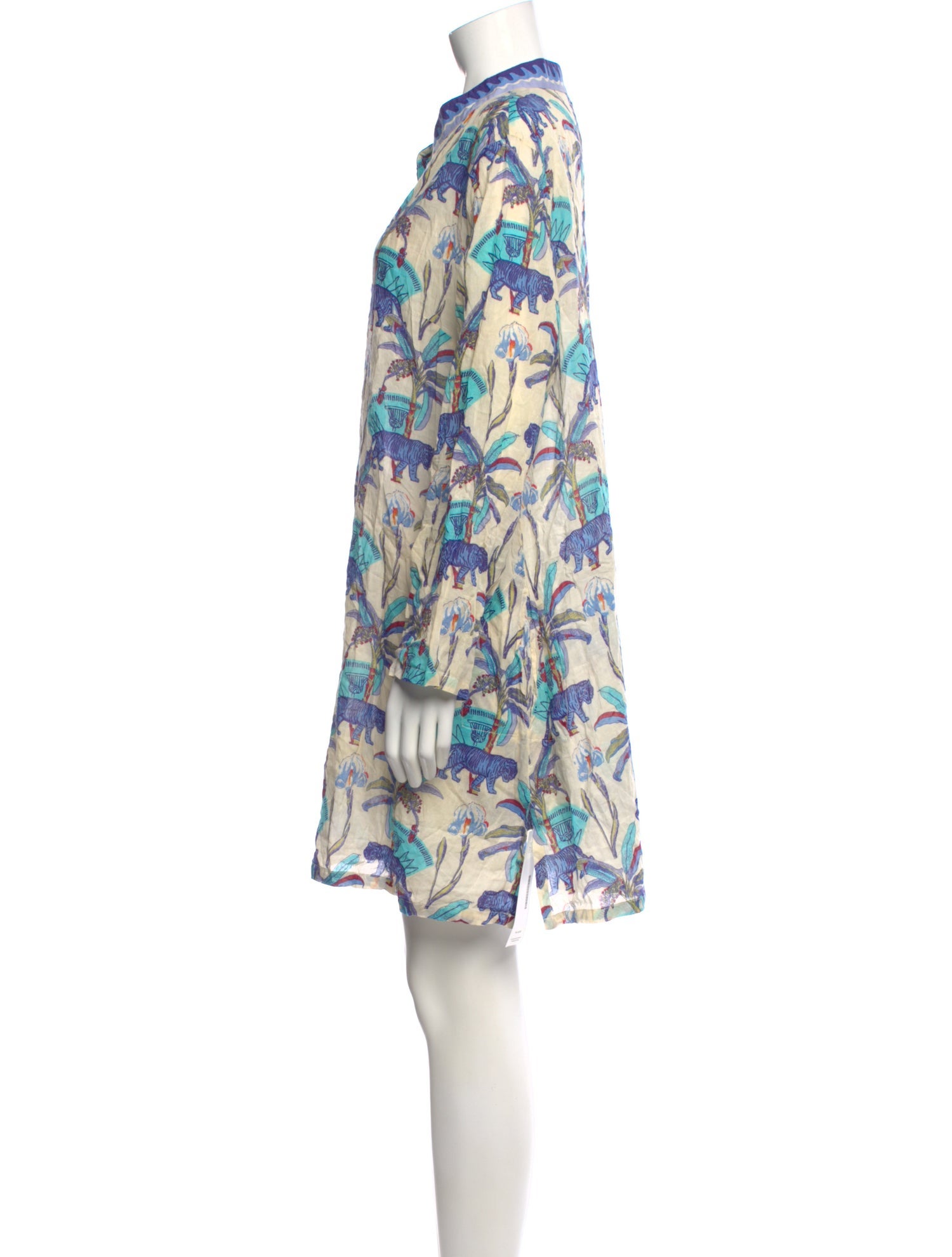 Le Sirenuse Positano Floral Print Mini Dress