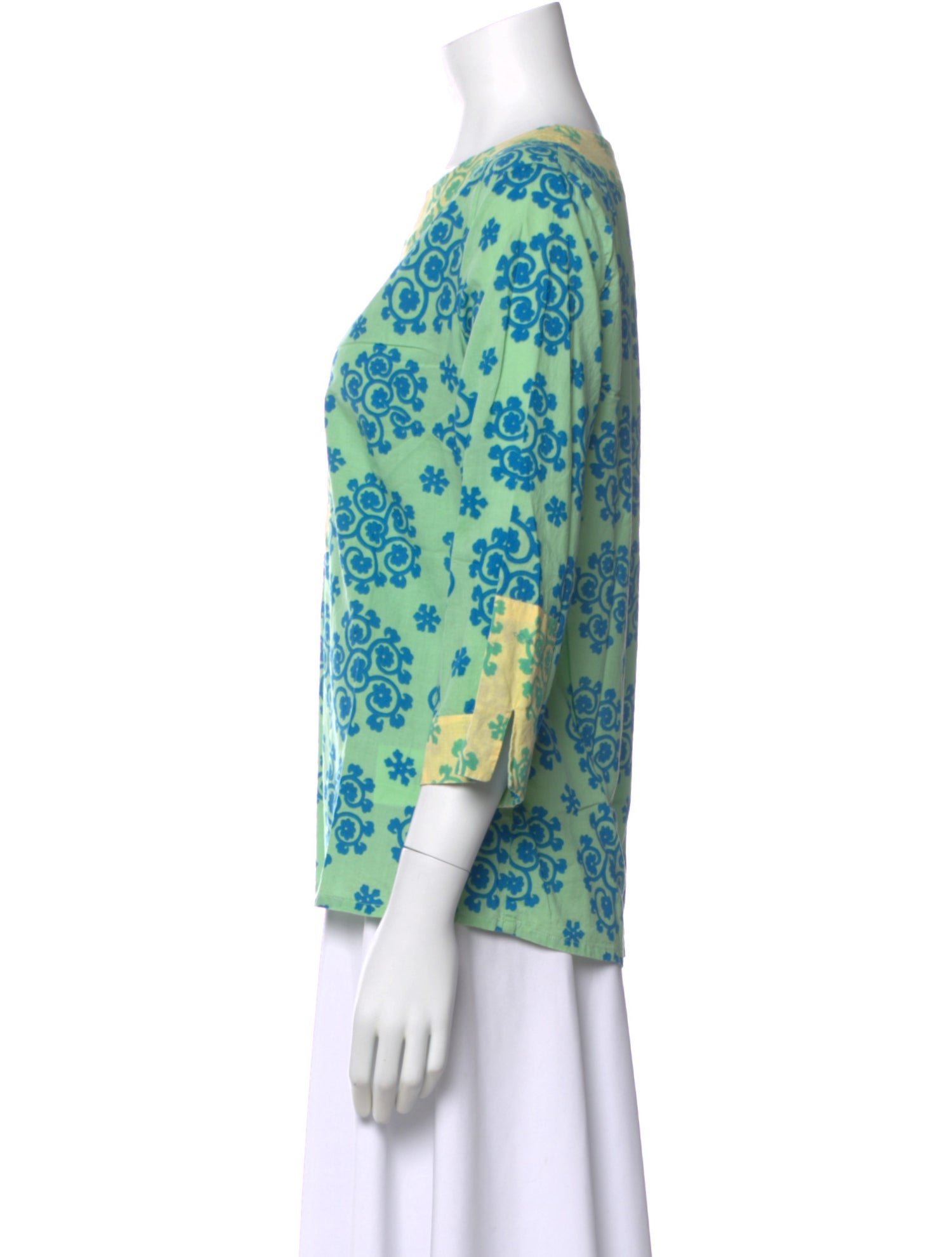 Le Sirenuse Positano Patterned V-Neck Tunic
