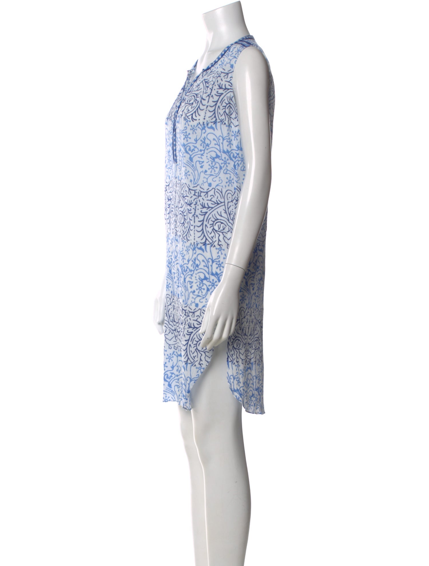 Le Sirenuse Positano Printed Knee-Length Dress