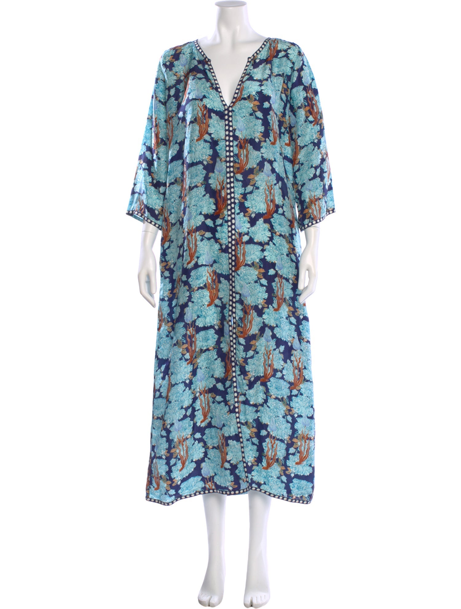 Le Sirenuse Positano Silk Long Dress