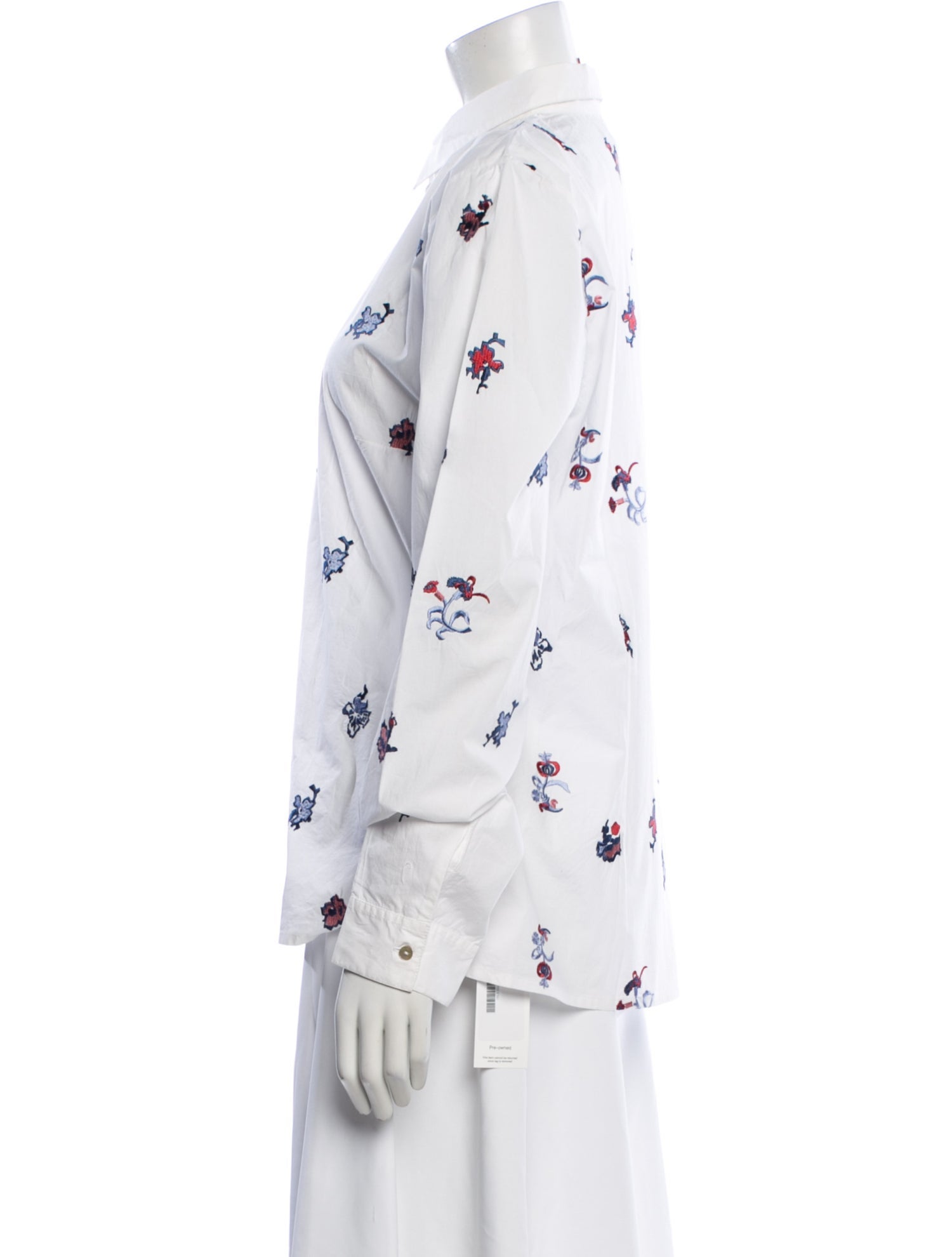 Le Sirenuse Positano Printed Long Sleeve Button-Up Top