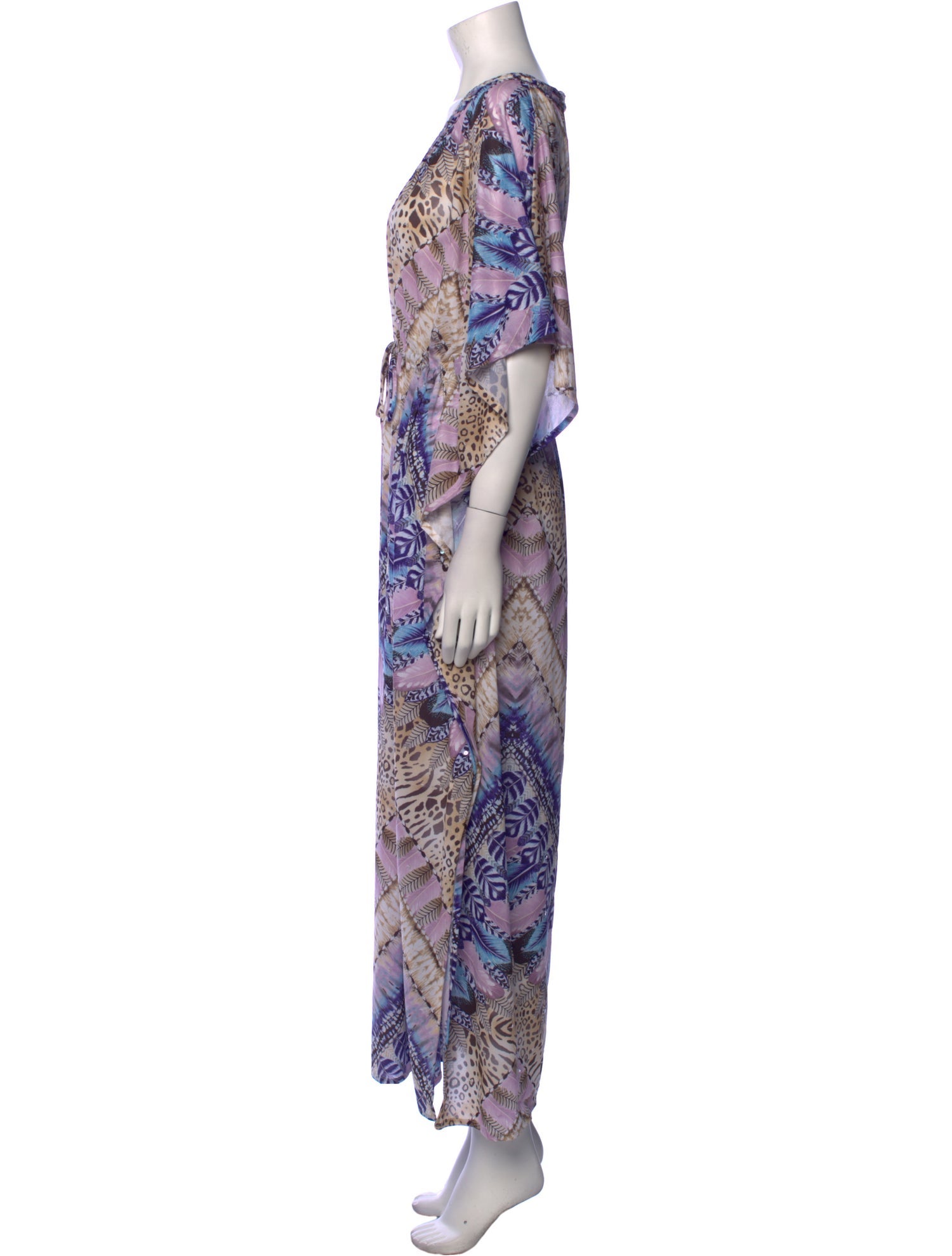 Letarte Printed Long Dress