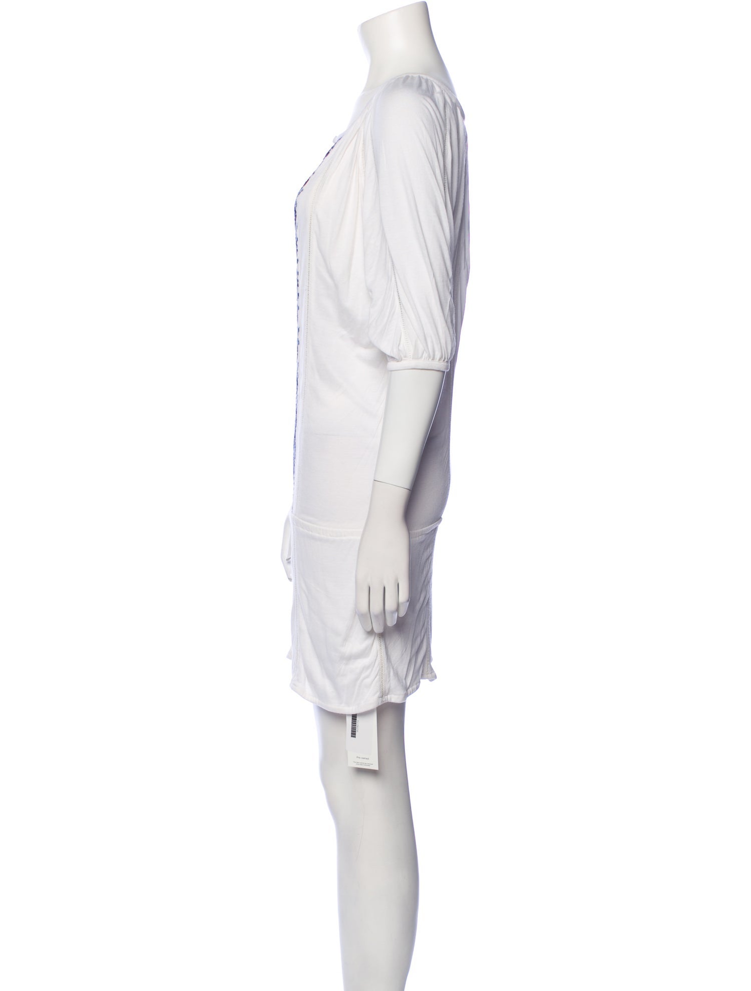 Letarte Scoop Neck Mini Dress