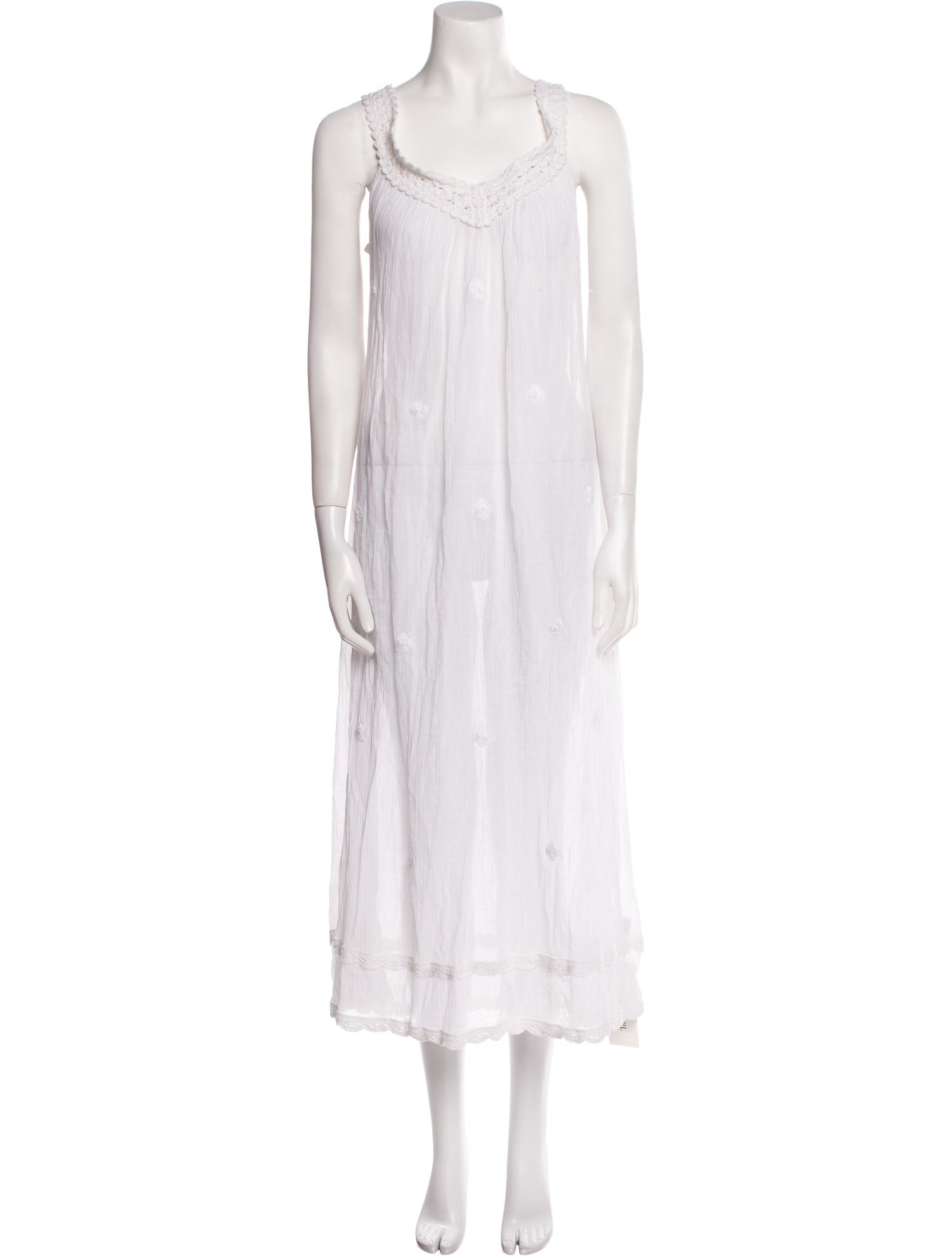 Letarte Scoop Neck Long Dress