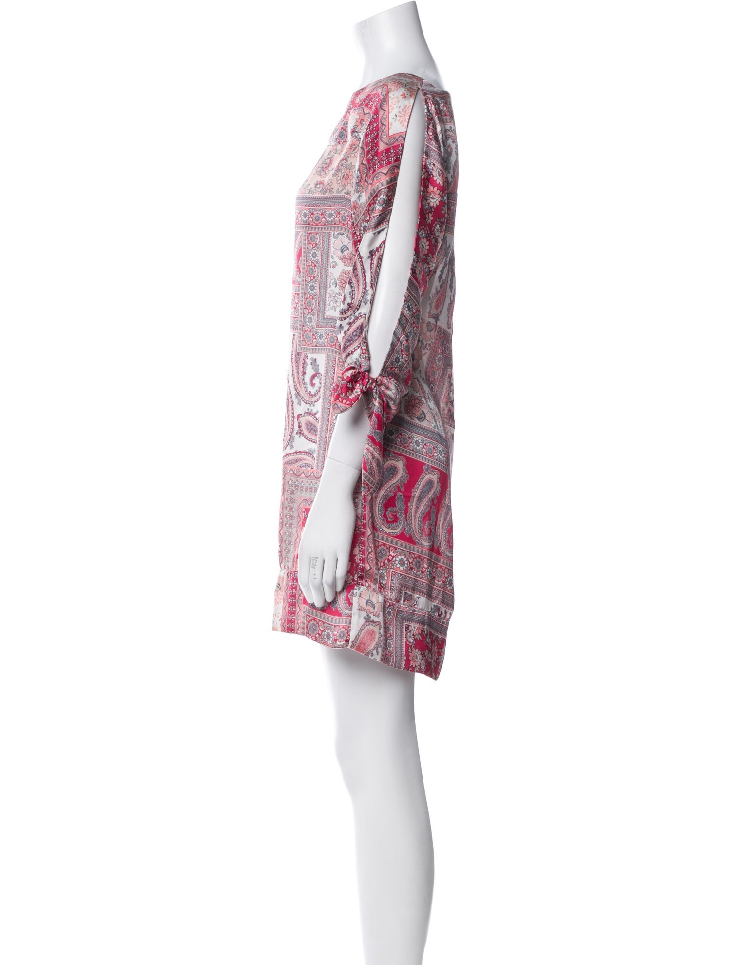 Letarte Paisley Print Mini Dress
