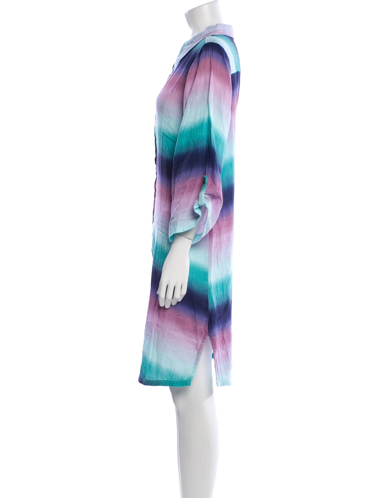 Letarte Tie-Dye Print Knee-Length Dress