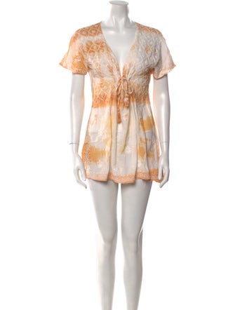 Letarte Printed Mini Dress