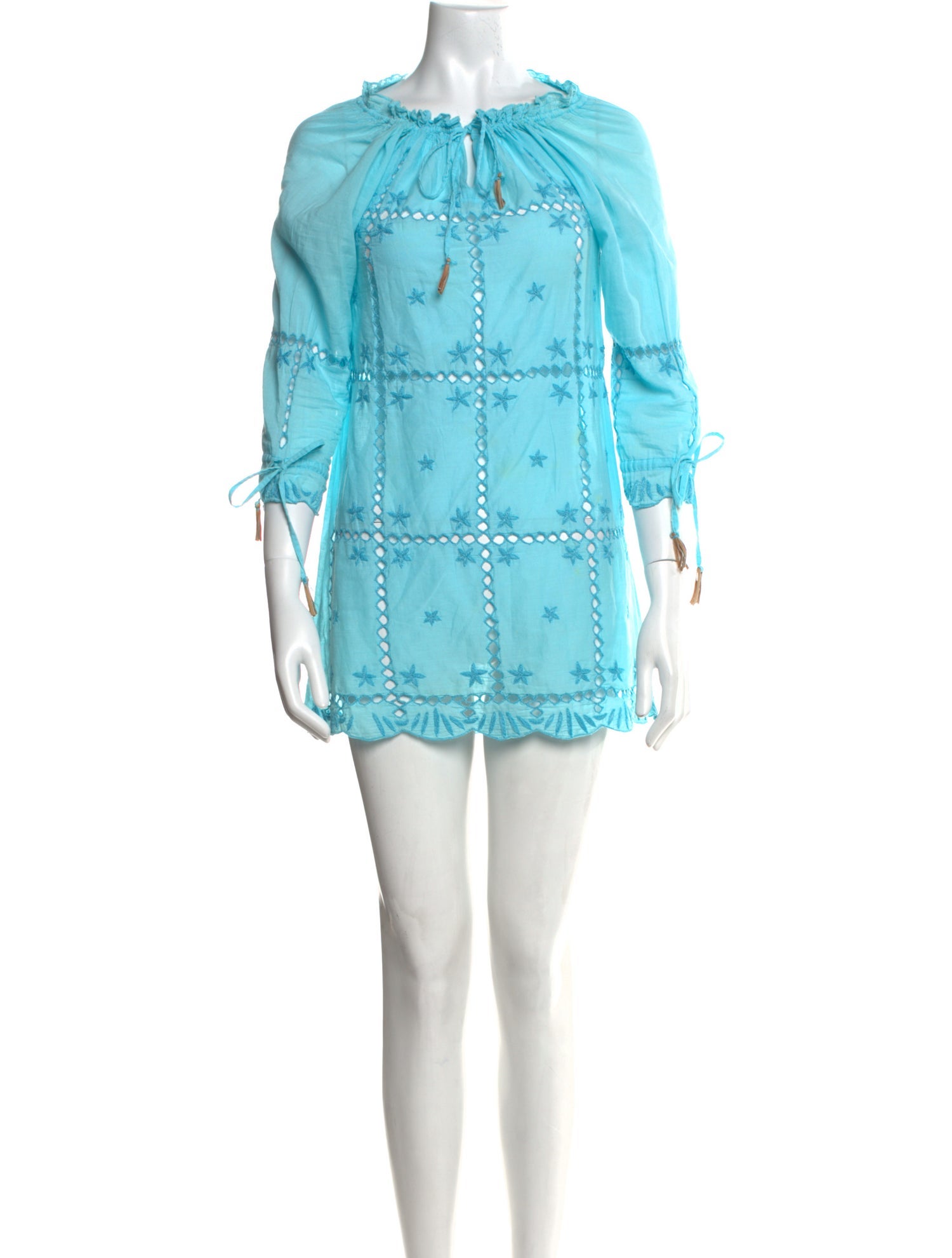 Letarte Scoop Neck Mini Dress