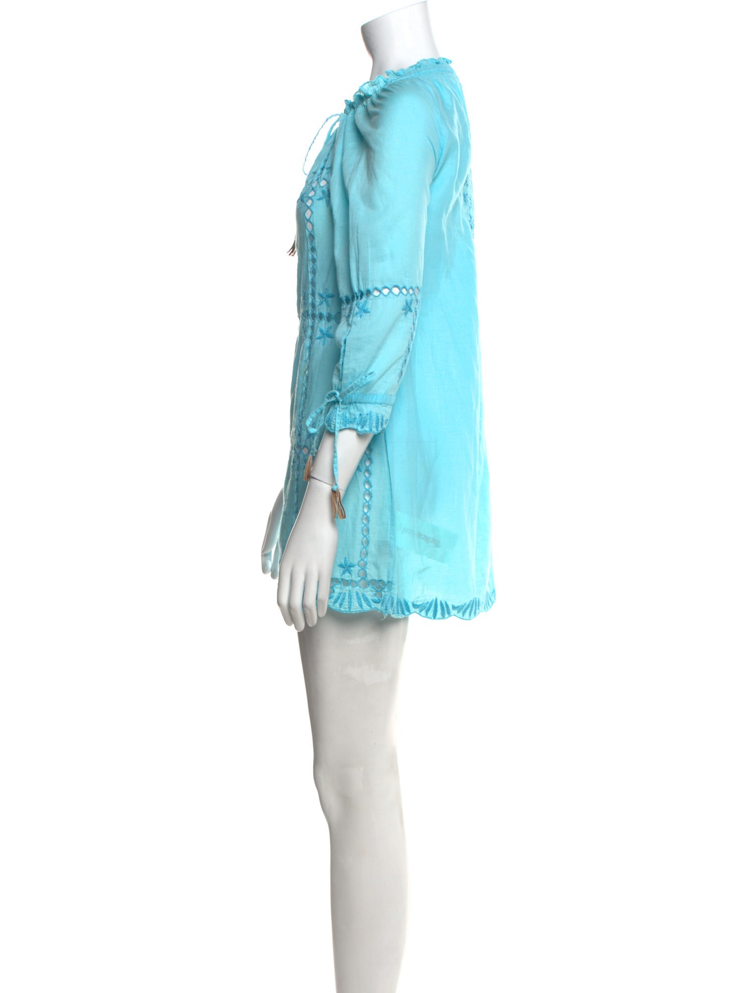 Letarte Scoop Neck Mini Dress