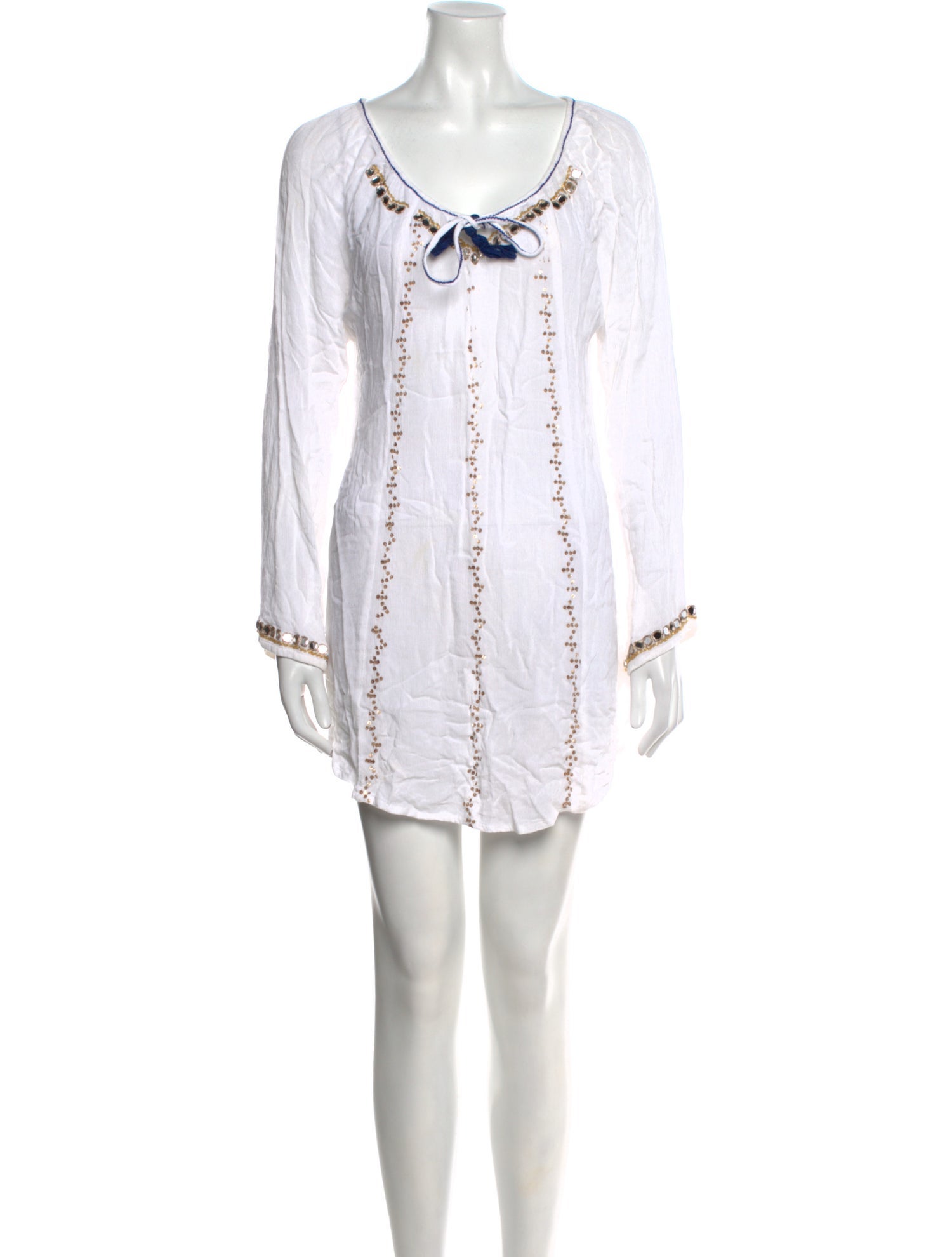 Letarte Scoop Neck Mini Dress