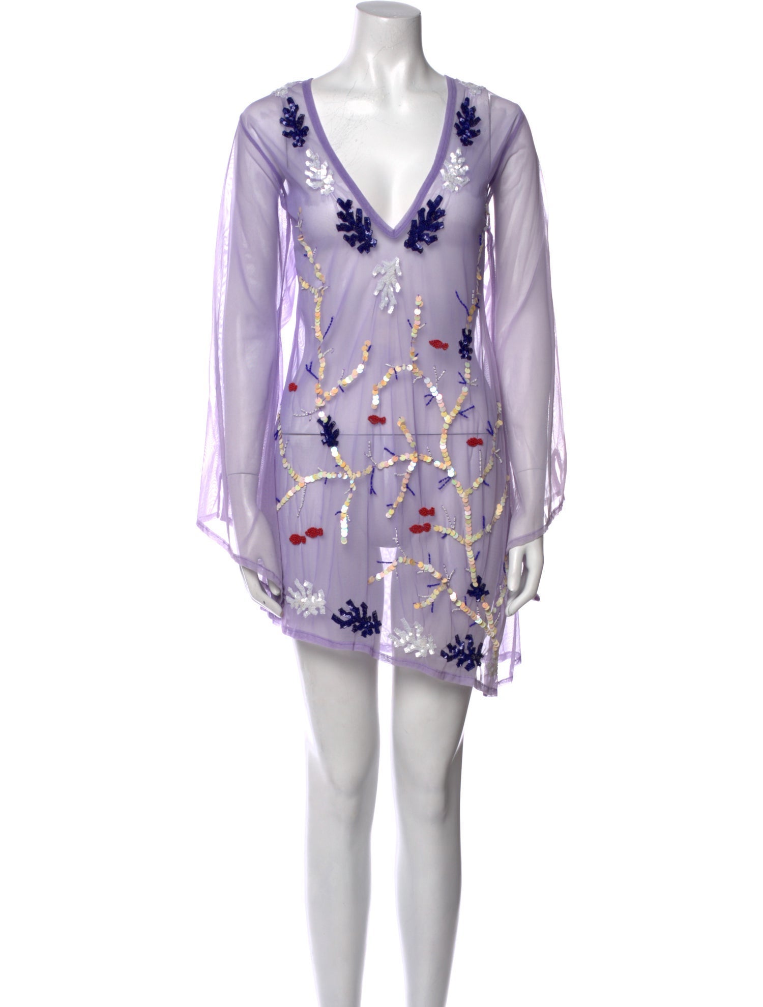 Letarte Printed Mini Dress w/ Tags