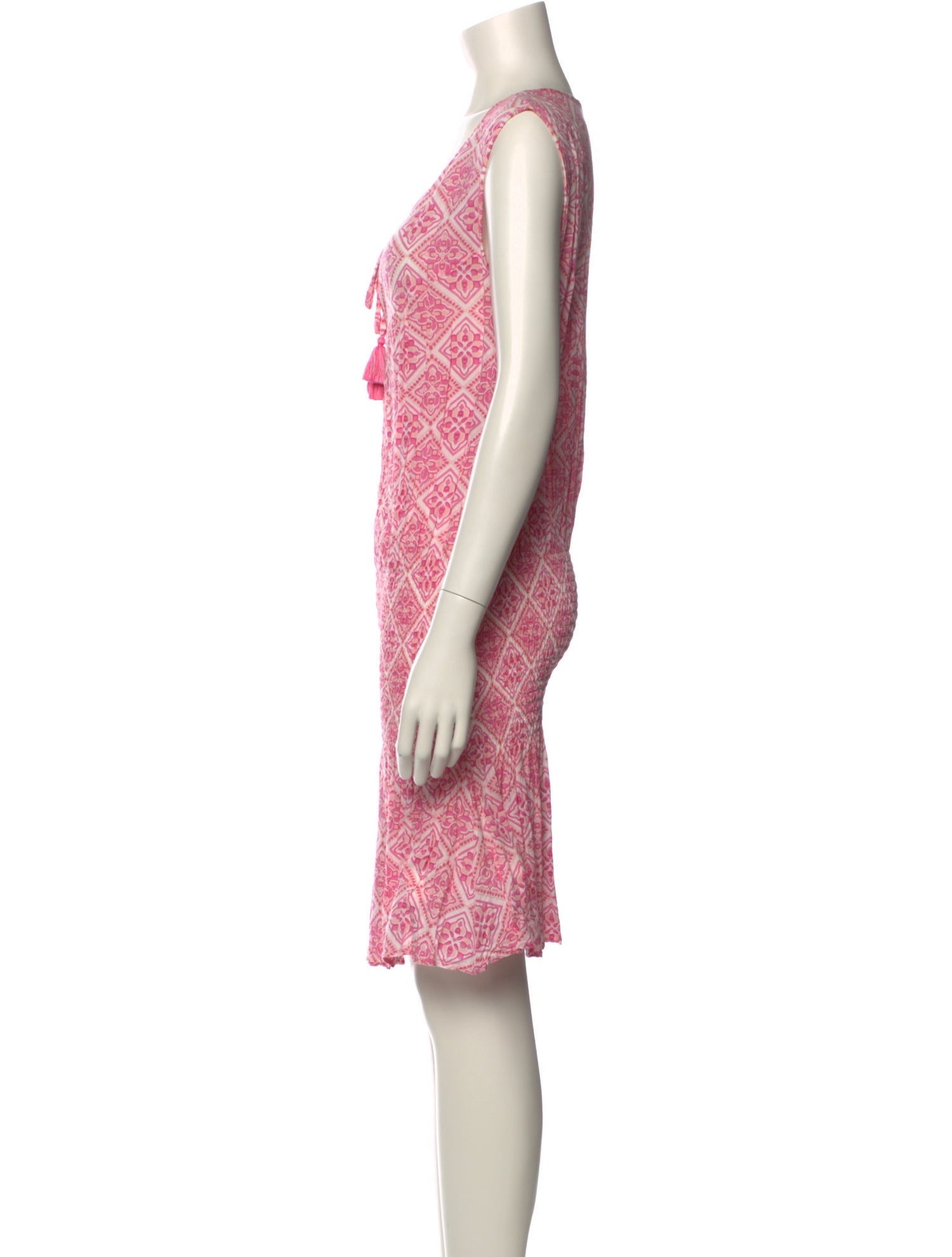 Letarte Printed Knee-Length Dress