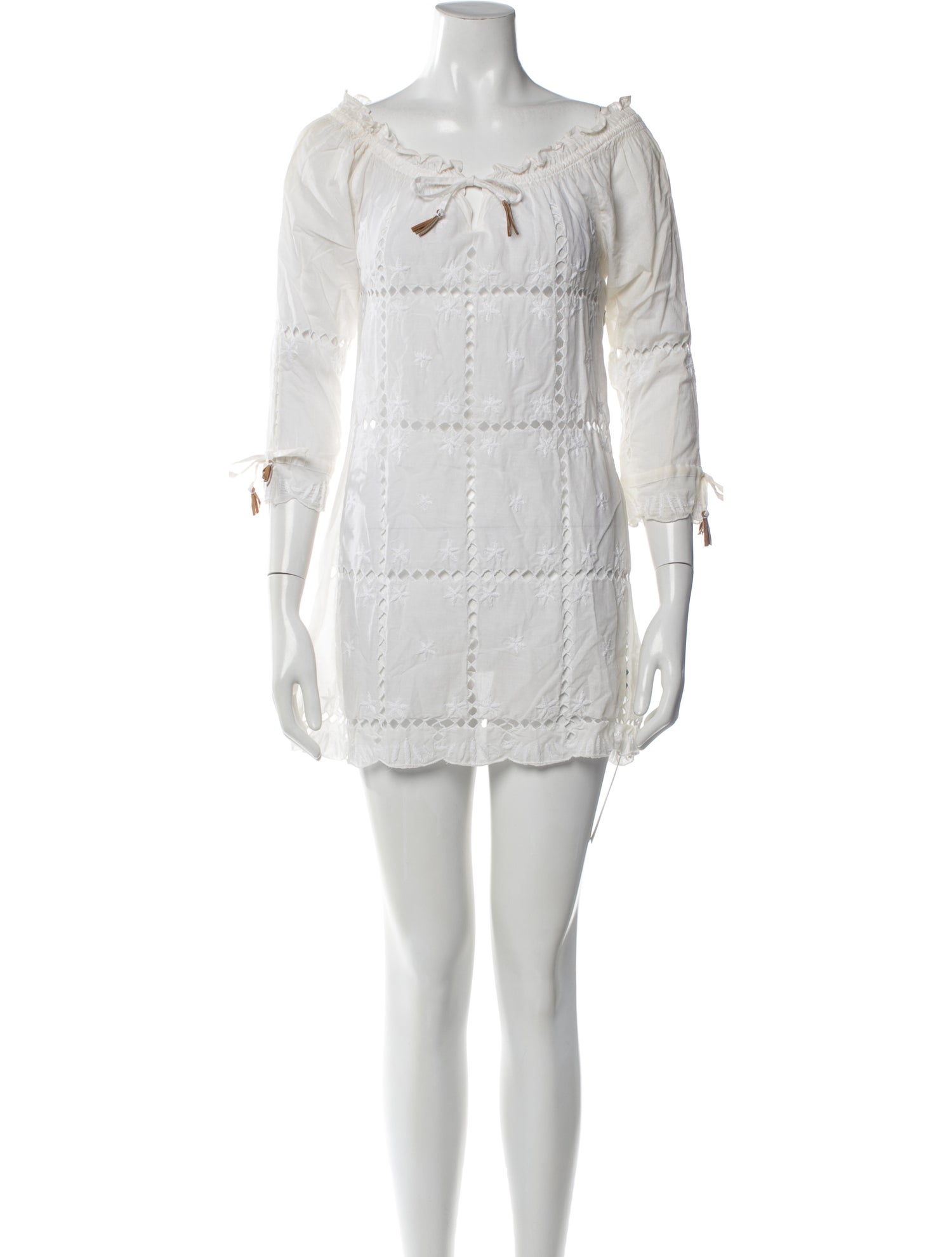 Letarte Scoop Neck Mini Dress