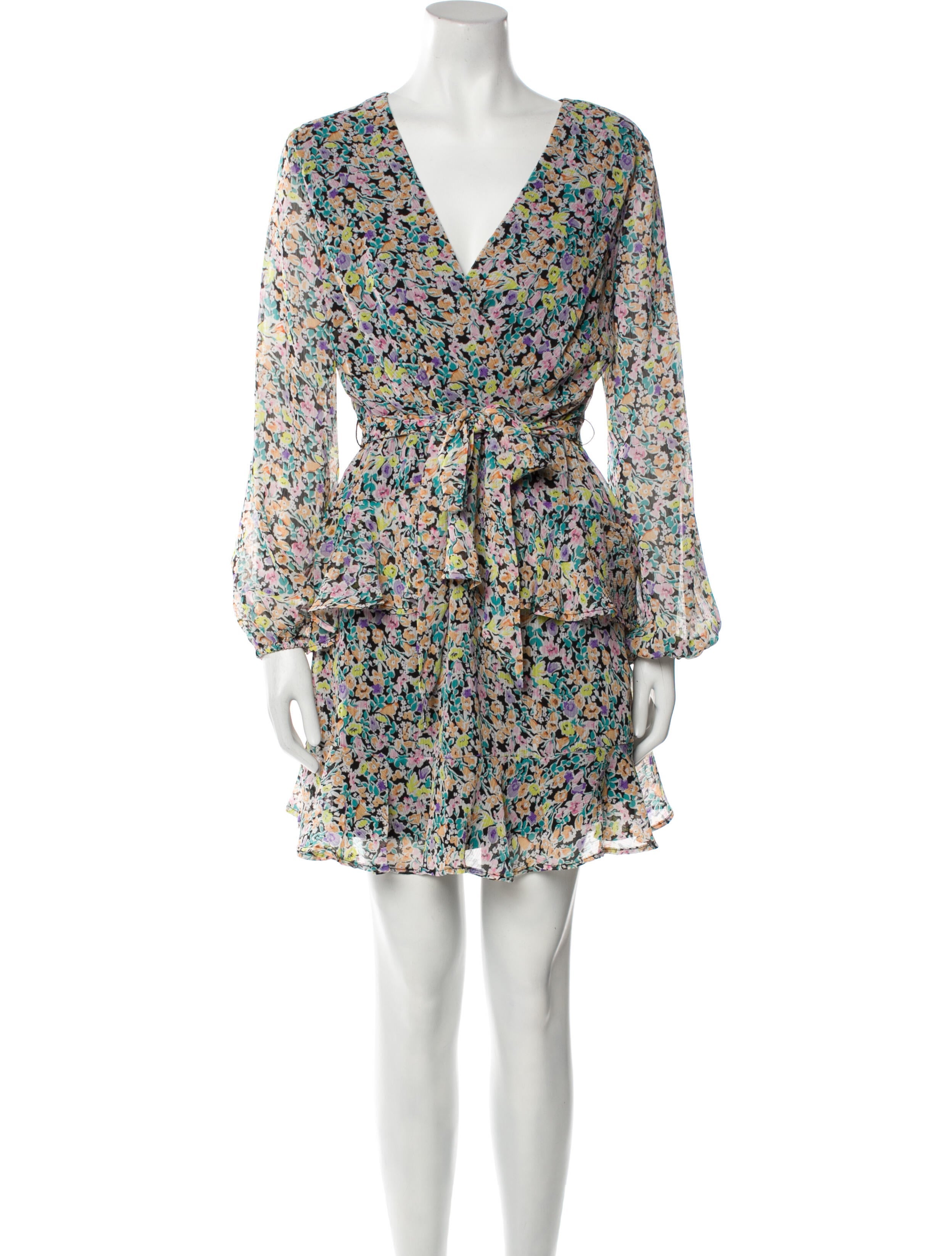 Leith Floral Print Mini Dress w/ Tags 