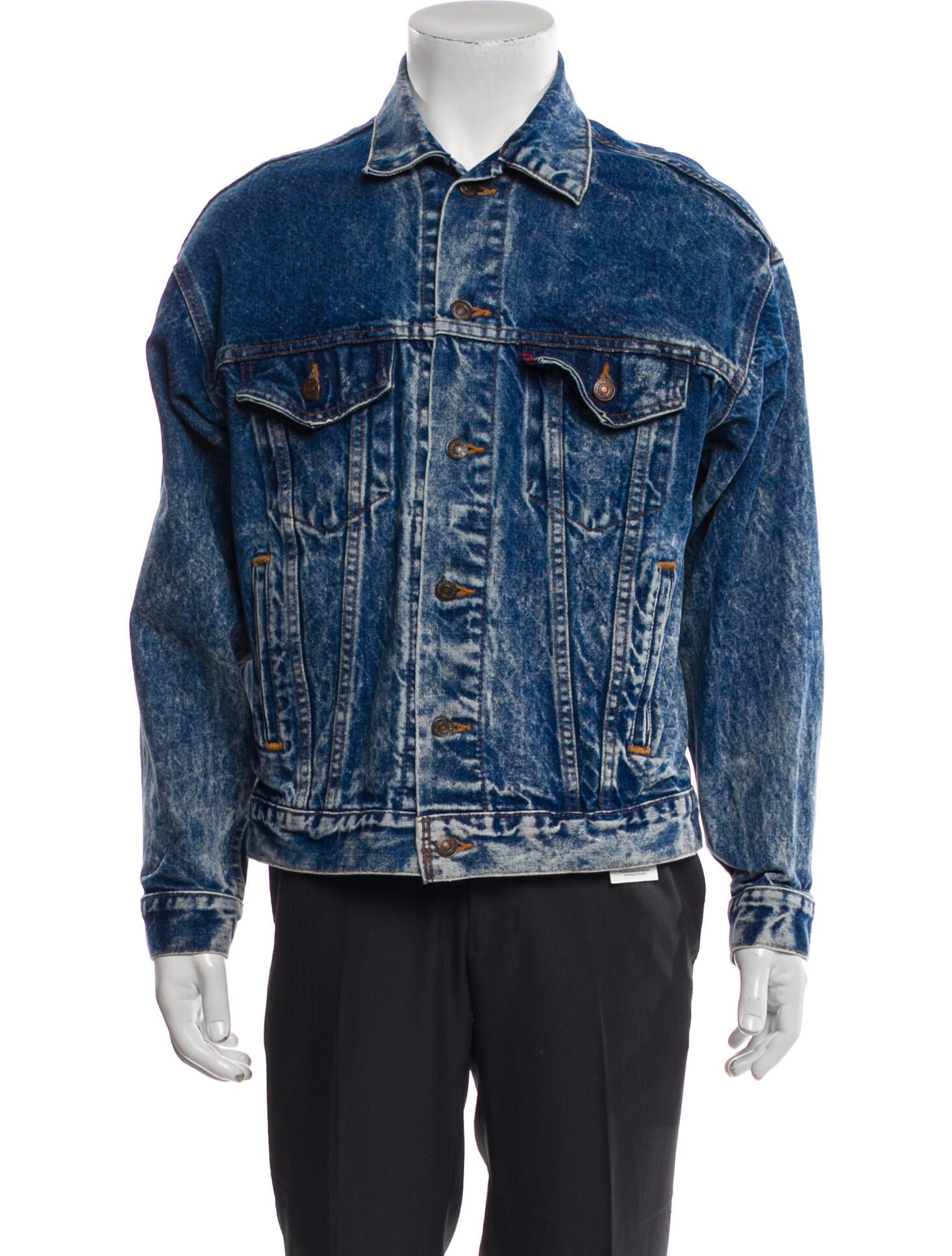 Levi Strauss Graphic Print Denim Jacket