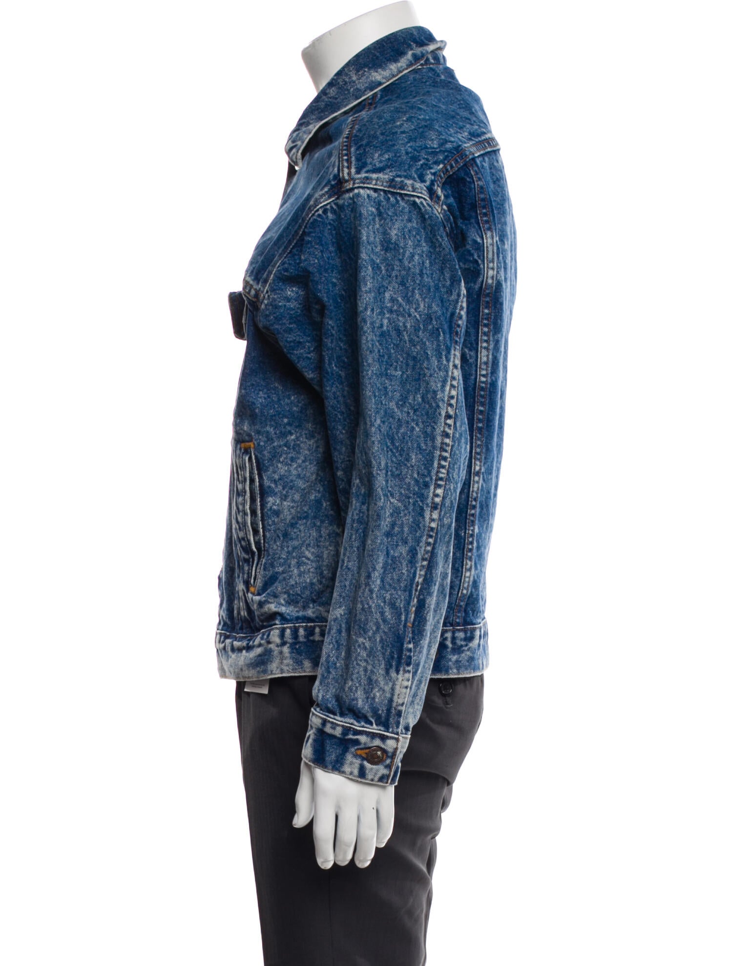 Levi Strauss Graphic Print Denim Jacket