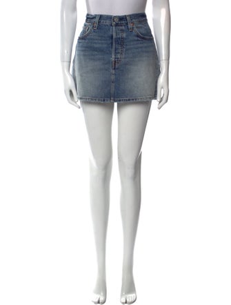 Levi Strauss Distressed Accents Mini Skirt