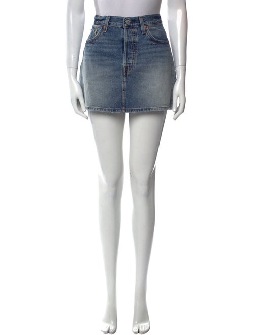 Levi Strauss Distressed Accents Mini Skirt