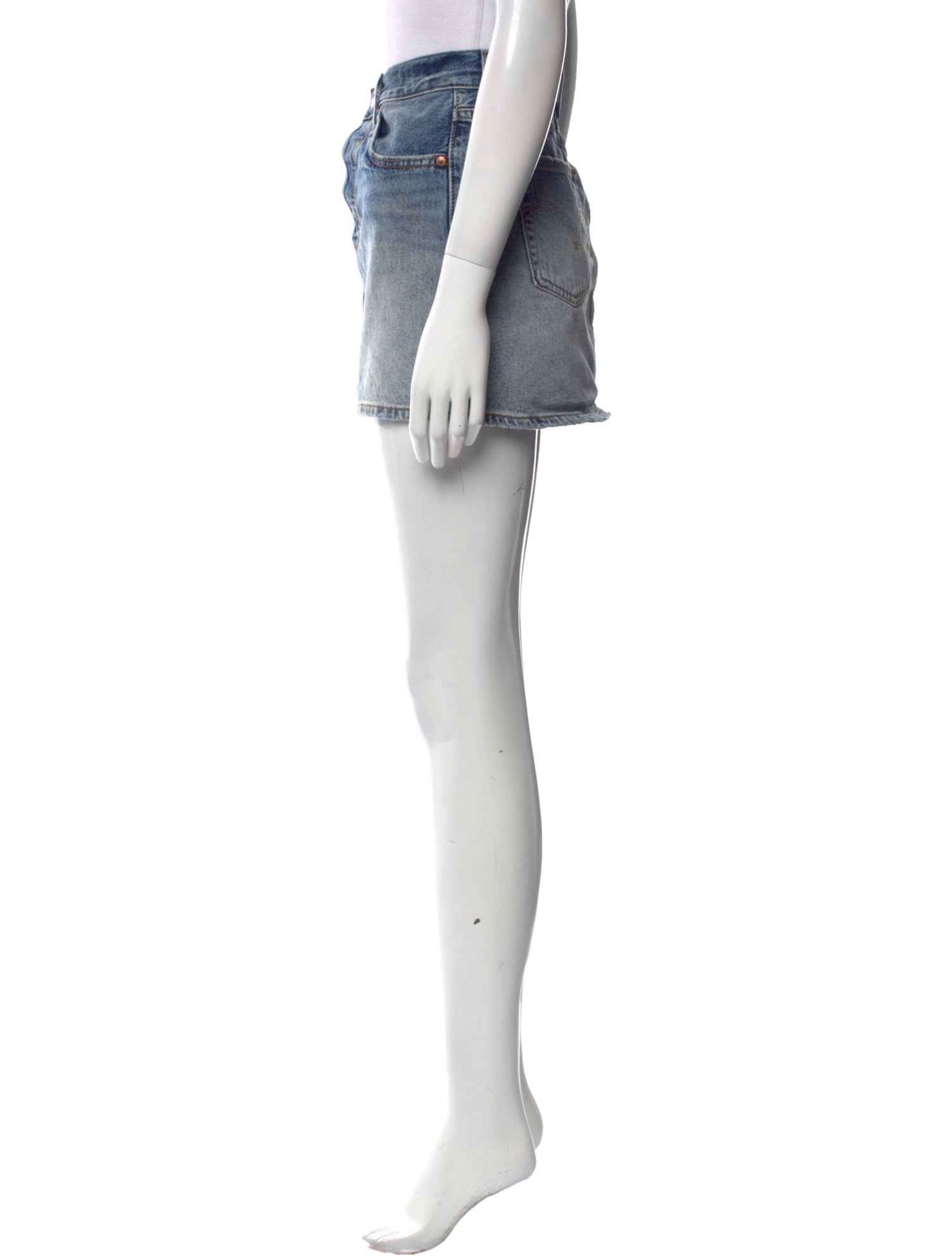 Levi Strauss Distressed Accents Mini Skirt