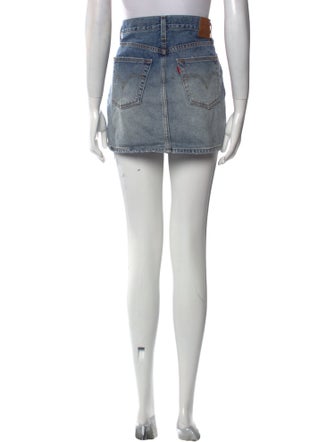 Levi Strauss Distressed Accents Mini Skirt