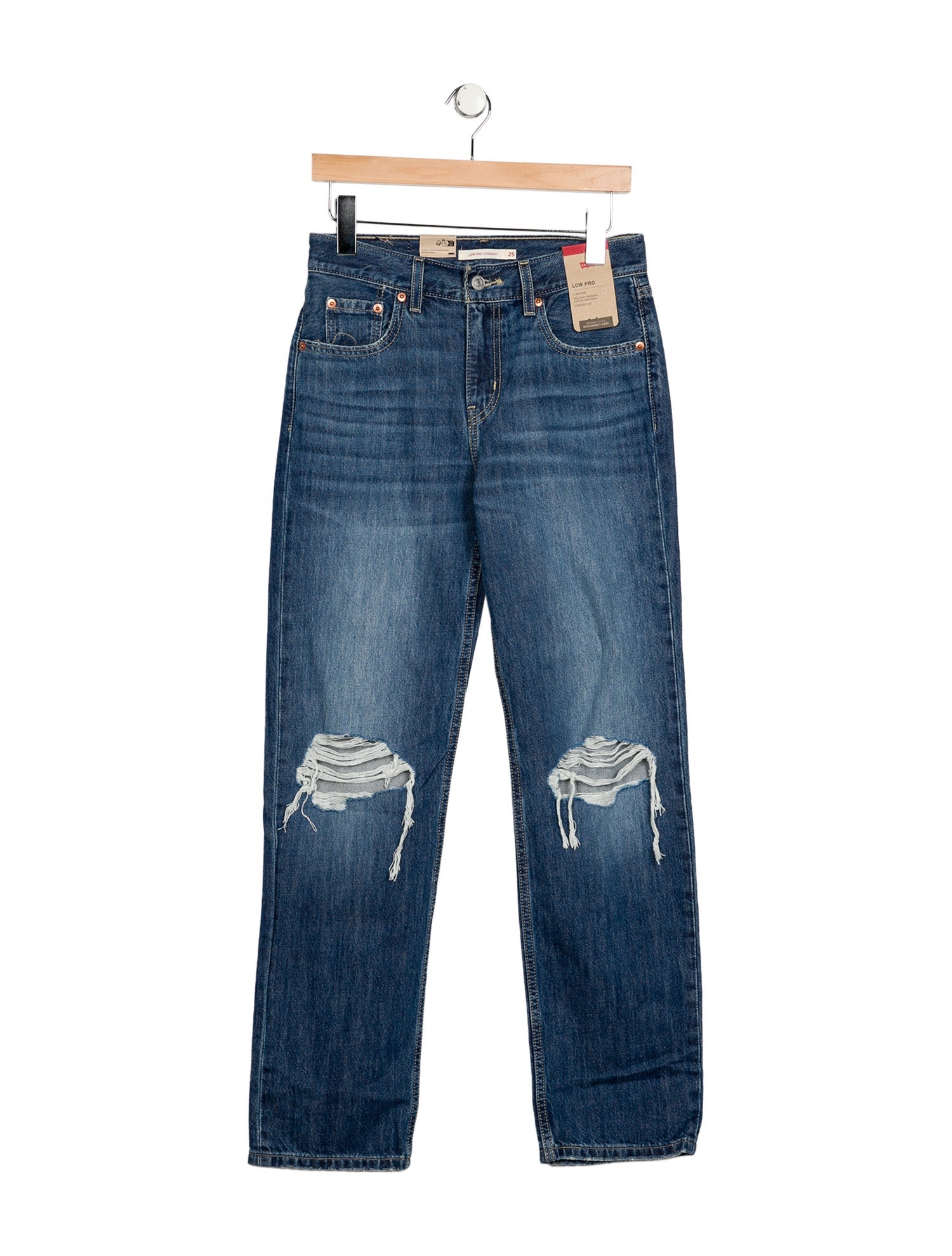 Levi Strauss High-Rise Straight Leg Jeans w/ Tags