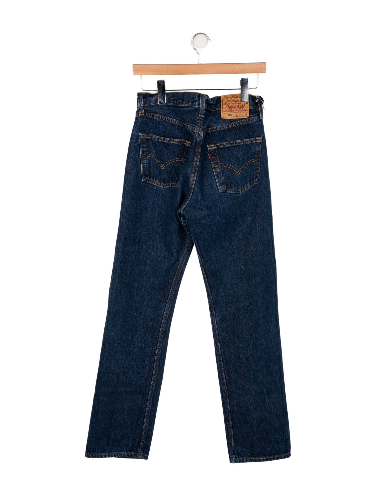 Levi Strauss High-Rise Straight Leg Jeans