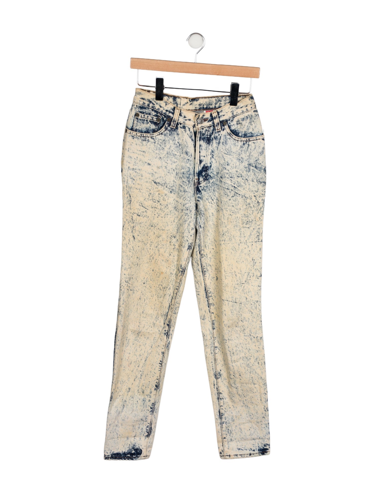 Levi Strauss Acid Wash Straight Leg Jeans