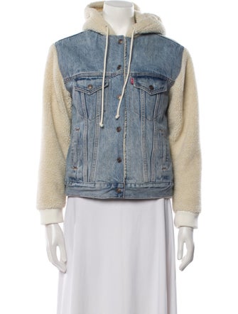 Levi Strauss Colorblock Pattern Denim Jacket