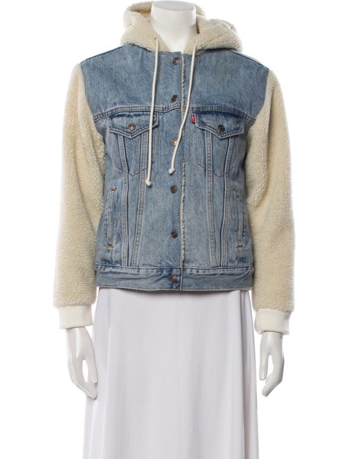 Levi Strauss Colorblock Pattern Denim Jacket