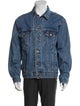 Levi Strauss Graphic Print Denim Jacket