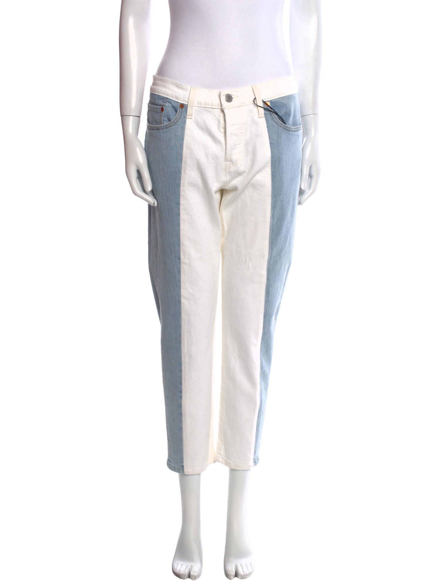 Levi Strauss Mid-Rise Straight Leg Jeans