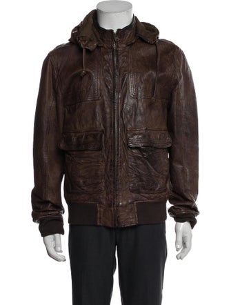 Levi Strauss Leather Utility Jacket