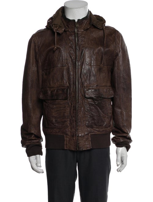 Levi Strauss Leather Utility Jacket