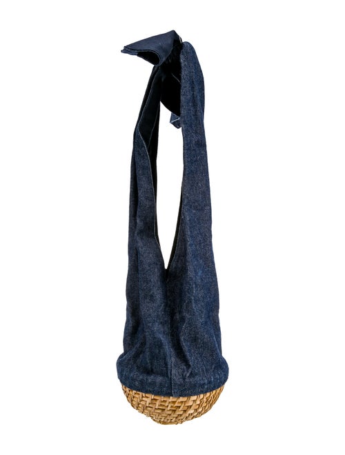 Emily Levine Milan Denim Shoulder Bag